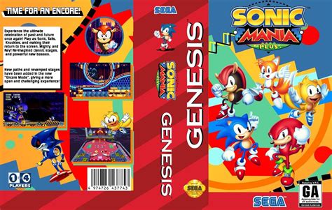 Working On A Fan Made Box Cover Art And Game Manual For Sonic Mania