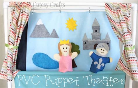 PVC Puppet Theater Tutorial - Cutesy Crafts