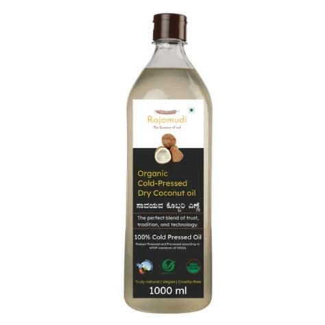 Rajamudi Cold Pressed Dry Coconut Oil 100 Pure Coconut Oil At Rs 349