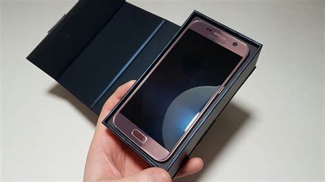 Unboxing Samsung Galaxy S7 Pink Gold Youtube