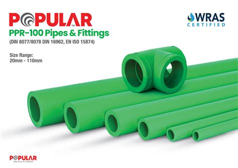 Ppr Pipes And Fittings Brochure Popular Pipes Group Of Companies