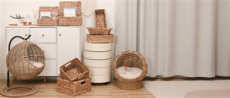 Amazon OEHID Water Hyacinth Storage Baskets Toilet Basket Tank