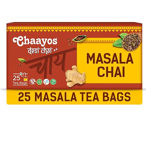 Chaayos Masala Chai Tea Bags Pushmycart