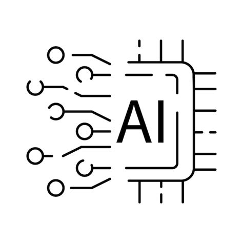 Premium Vector Artificial Intelligence Line Icon Brain Robot Ai Head