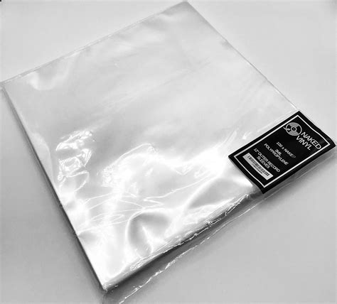 Naked Vinyl X Vinyl Record Outer Sleeves Lp Glass Clear