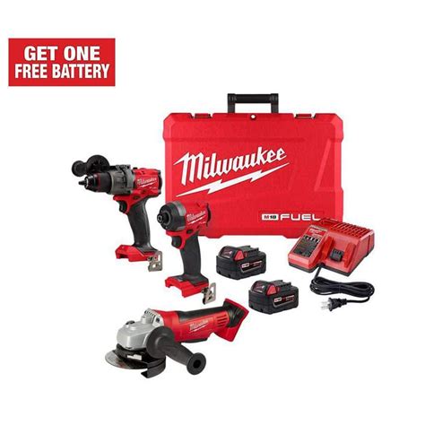 Milwaukee m18 fuel 18 v lithium ion brushless cordless 1 2 in drill ...