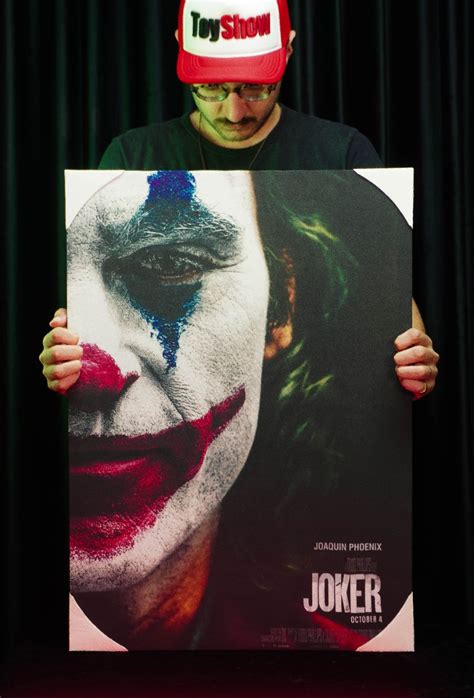 Quadro Canvas Tela De Tecido Poster Capa Coringa Joker Joaquin Phoenix