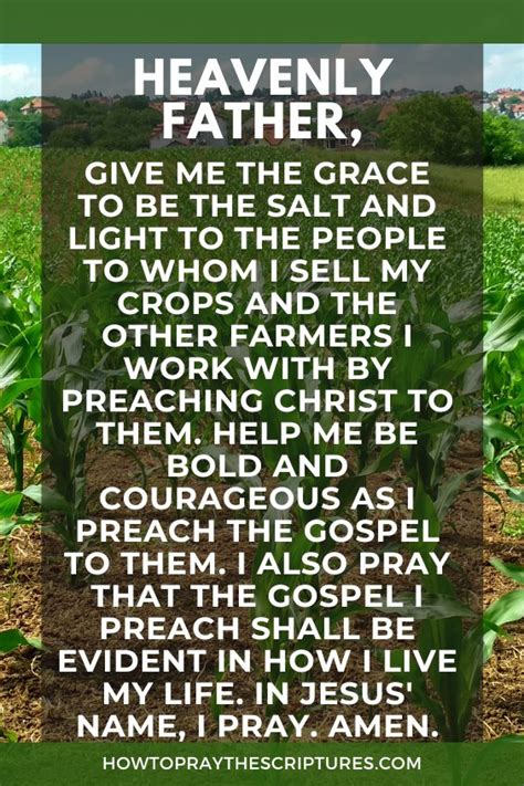 A Farmer S Prayer