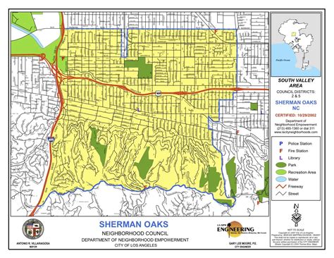 Sherman Oaks Galleria Map