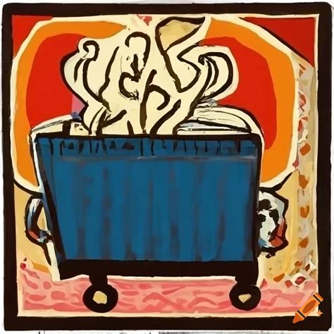 A Dumpster Fire In The Style Of Picasso On Craiyon