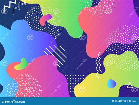 Vector Abstract Pop Art Pattern Background With Lines And Dots Modern