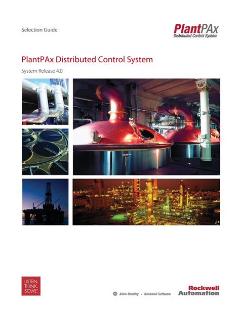 Pdf Plantpax Distributed Control System Selection Guide · Plantpax Distributed Control System