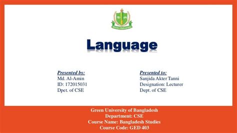 History of Language & History of Bangla Language