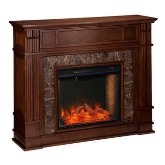 Alcott Landscape Electric Fireplace By Real Flame Faux Stone