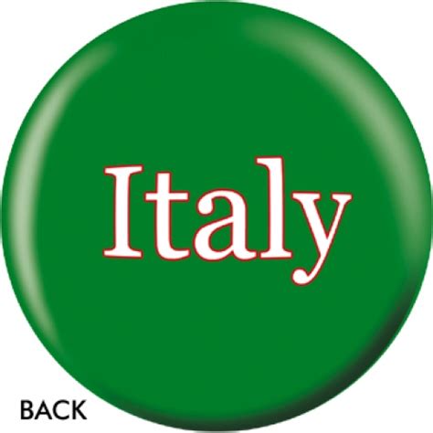 Italian Flag Bowling Ball