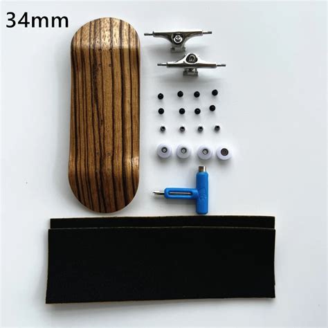 Fingerboard Complete Set Wood Deck Novo Caminh O E Rodas Cnc Para Skate