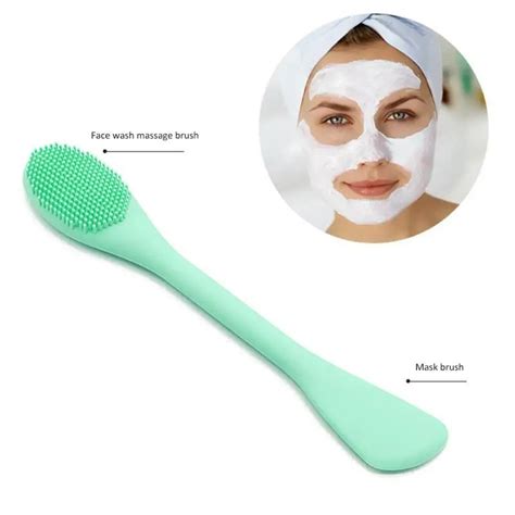 Jual Sikat Pembersih Wajah Komedo Silicone Back Head Stick Mask Brush