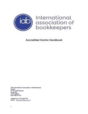 Fillable Online Iab Bookkeeping How To Join The Iab As A Professional