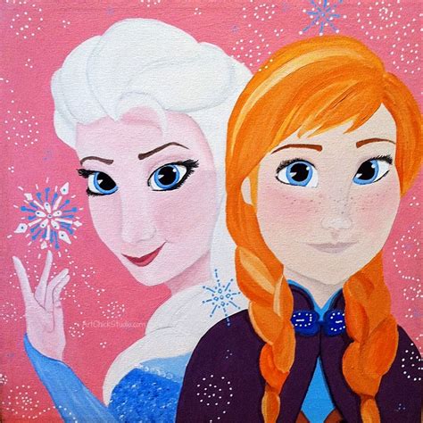 Frozen Painting | Art Chick Studio