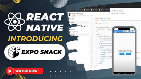 React Native Using Expo Snack For Online Development Youtube