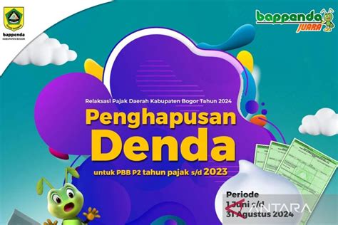 Bappenda Bogor Lakukan Program Penghapusan Denda PBB Pada Juni Hingga