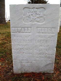 Howard Bass inconnu 1858 Mémorial Find a Grave