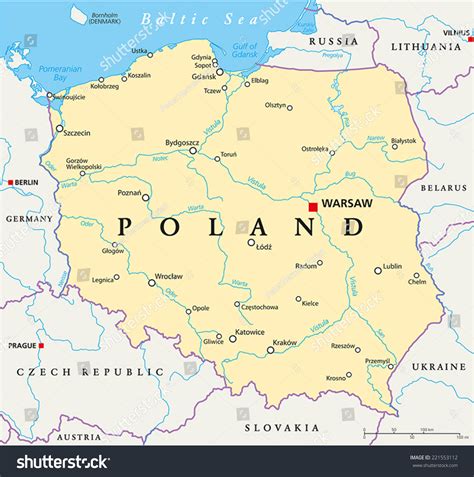 Poland Map Borders