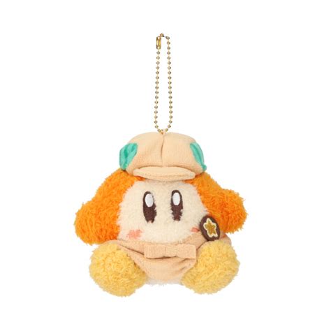 Plush Keychain Fuwa Fuwa Waddle Dee Kirby Café Meccha Japan