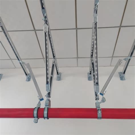 Custom Adjustable Seismic Bracing System For Pipe Hanger Support