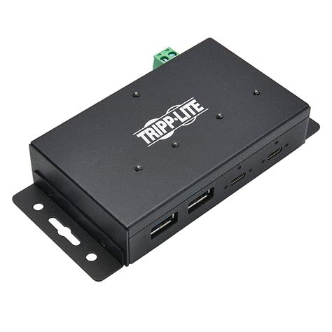 Tripp Lite U460 2A2C IND 4 Port Industrial Grade USB 3 1 Gen 2 Hub