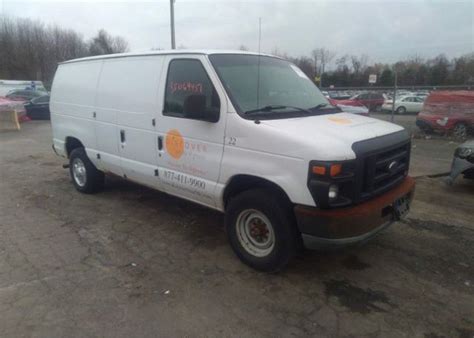 Bidding ended on 1FTNE24W83HB62563, Salvage Ford Econoline cargo van at ...