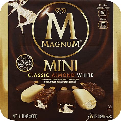 Magnum Ice Cream Bars Classic Almond White Mini Ea Buehler S