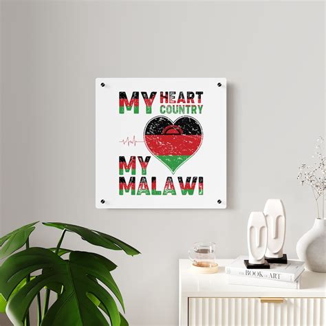 Malawi Africa Acrylic Poster Wall Art Decor Sign Light - Etsy