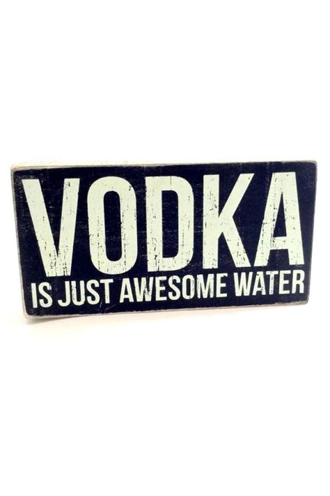 Vodka Water Sign Box Signs Vodka Water Water Sign