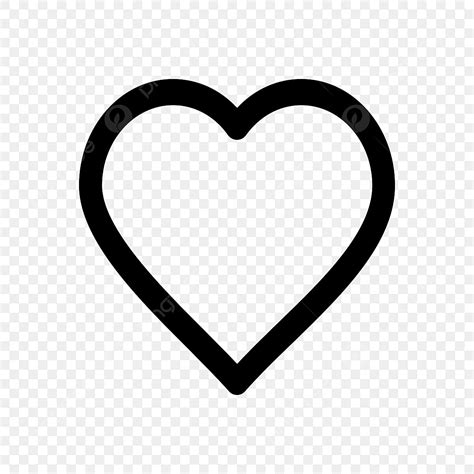 Love Heart Outline Vector Hd Images Heart Outline Icon Heart Icons