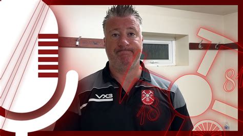 Post Match Reaction Interview With Ray Johnston Shepton Mallet Vs