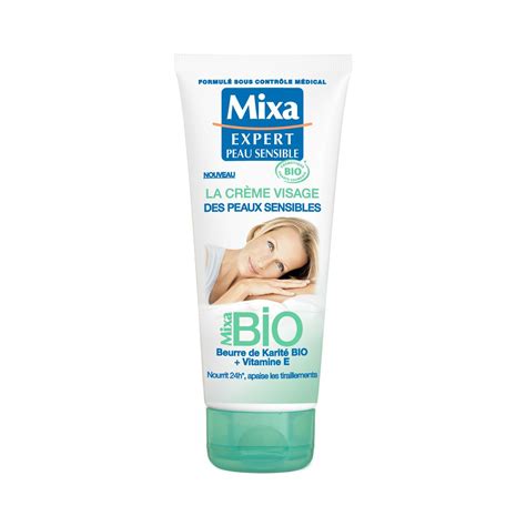 MIXA BIO Crème visage peaux sensibles beurre de karité bio 100ml pas