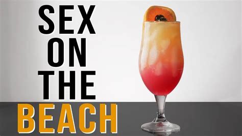 How To Mix Sex On The Beach Cocktail Recipe Youtube