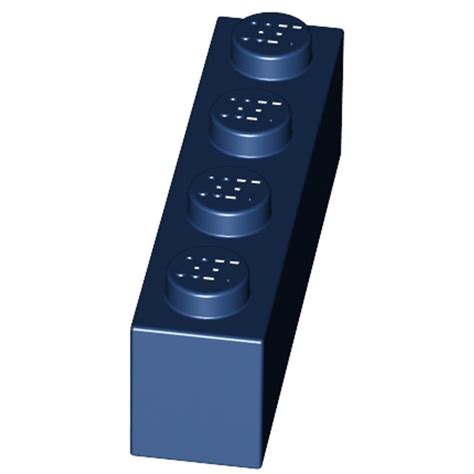 LEGO Dark Blue Brick 1 X 4 3010 6146 Brick Owl LEGO Marketplace