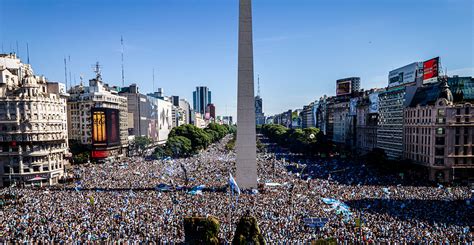 As Ser N Los Festejos De La Selecci N Argentina En El Obelisco Con La