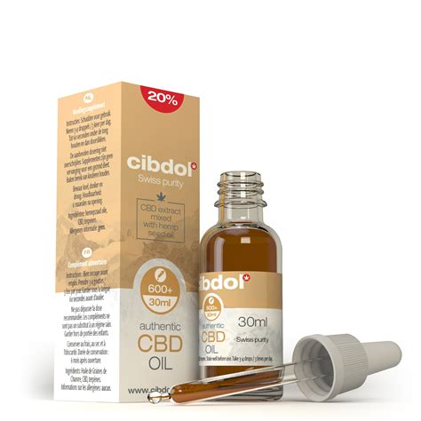 Olejek Konopny CBD 20 30ml Cibdol