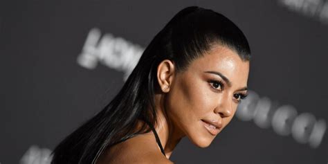 Kourtney Kardashian Rang In The New Year In An Itty Bitty Blue Bikini