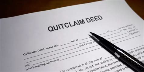 What Is A Quitclaim Deed Definition Uses And Risks Explained