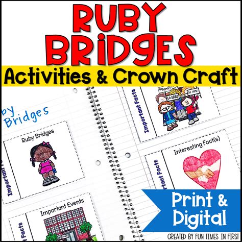 Ruby Bridges Printable Worksheets Worksheets For Kindergarten