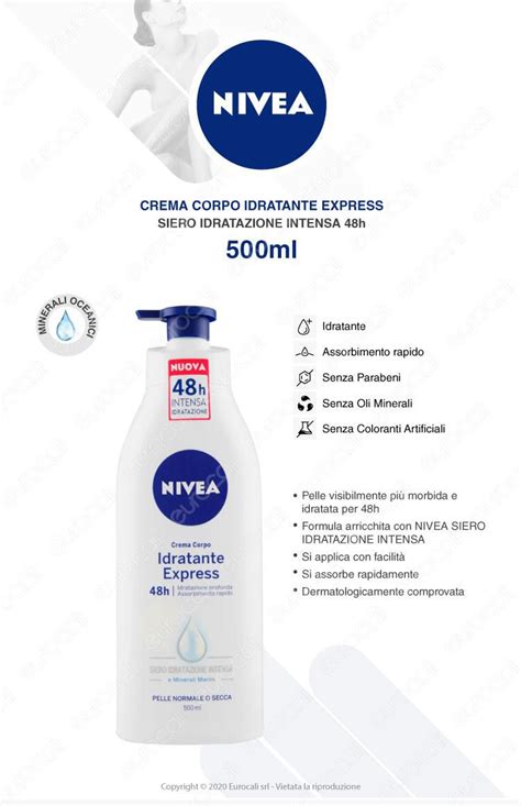 Crema Corpo Idratante Express Ad Assorbimento Rapido Ml Nivea