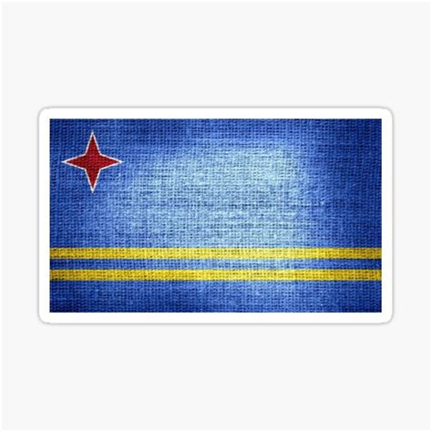 Aruba Flag Sticker For Sale By Enhan Redbubble