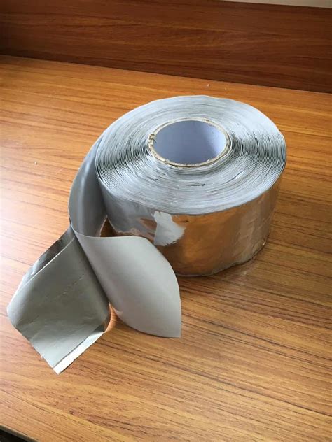 Single Sided Aluminum Foil Butyl Sealant Tape Aluminum Foil Butyl