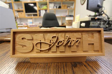 Personalized Desk Name Plate