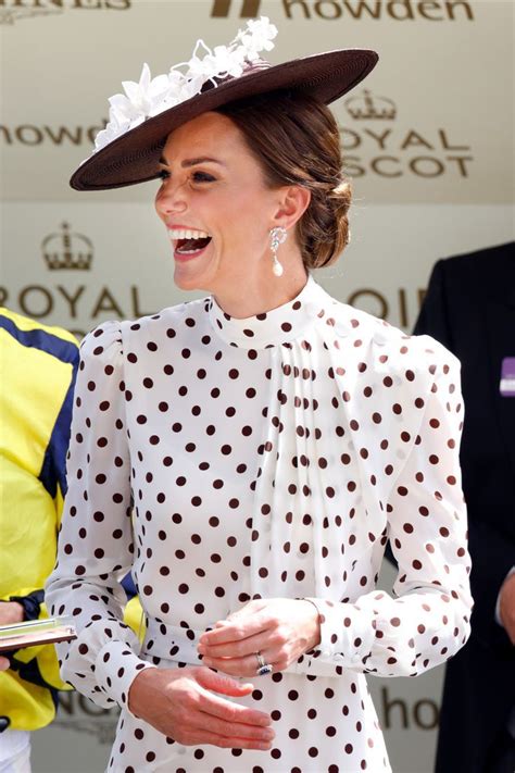 Ascot 2022 Kate Middleton Sublime En Robe Longue à Pois Elle Rend