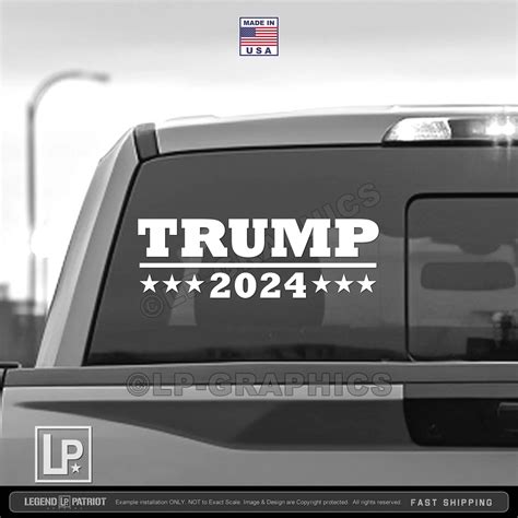 Trump 2024 Campaign Vinyl Decal Many Sizes And Colors Legend